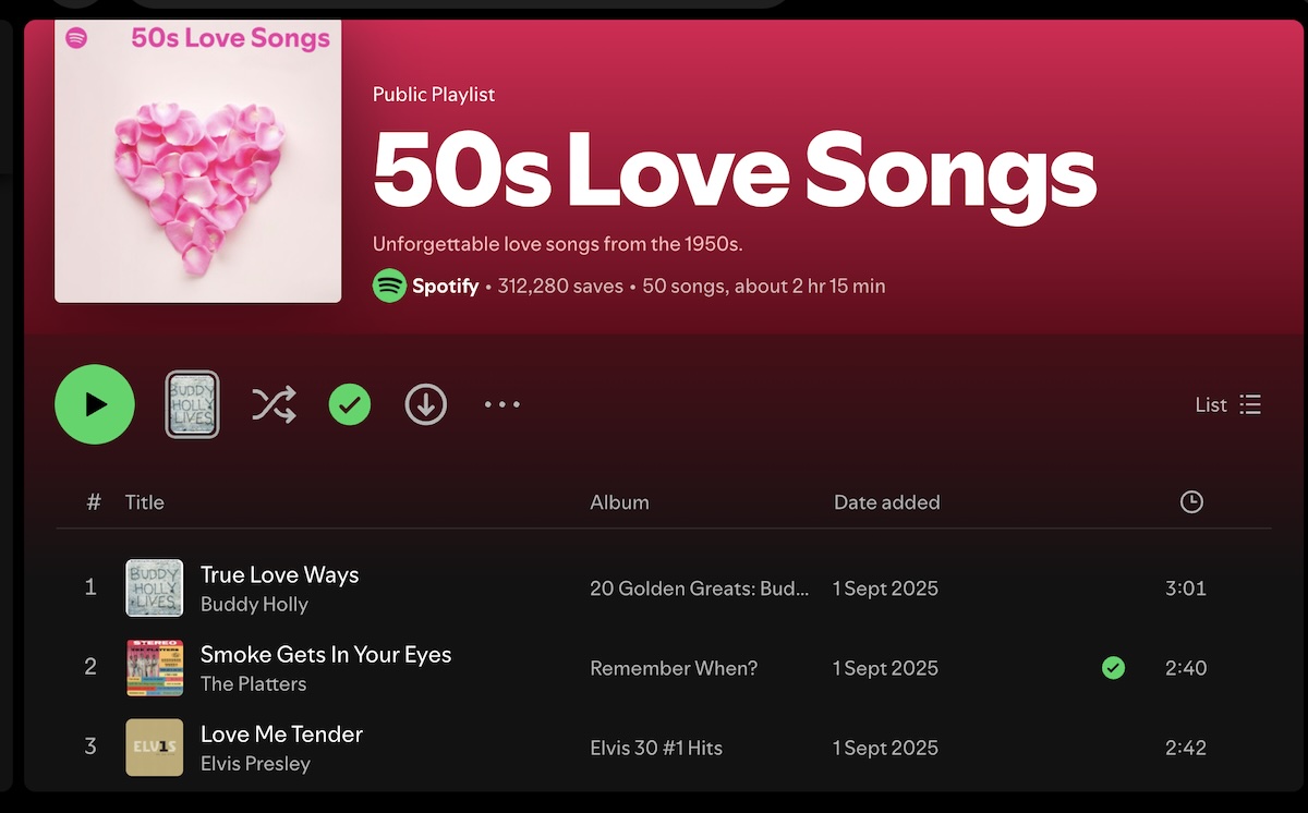 Spotify playlist