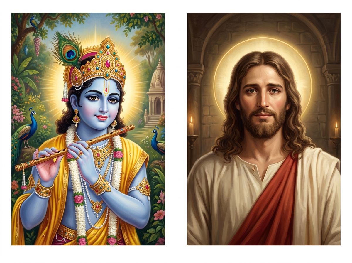 Krishna and Jesus